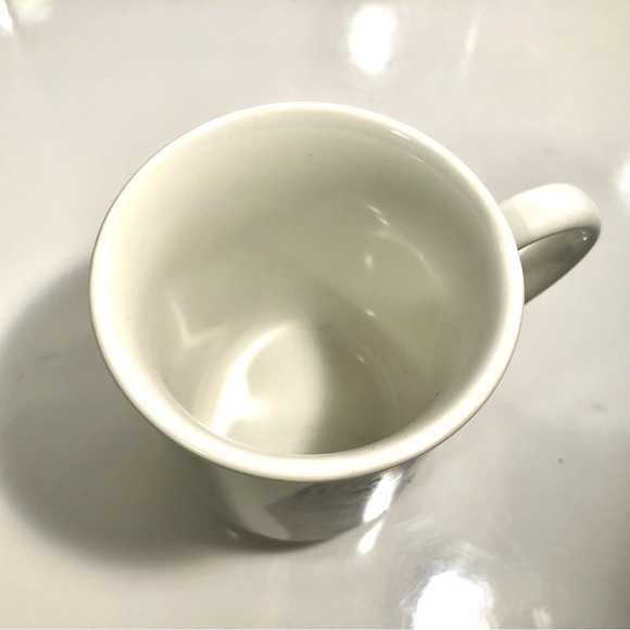 Vintage Otagiri White Mug with grey kitty. Signed. - Picture 4 of 6